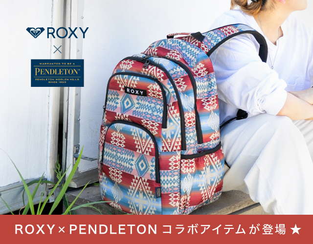 ロキシー ROXY × ペンドルトンのコラボアイテム登場！ポップなカラーで気分UP★